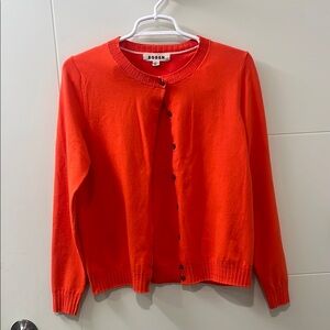 Boden Women's Orange Cardigan Sweater
